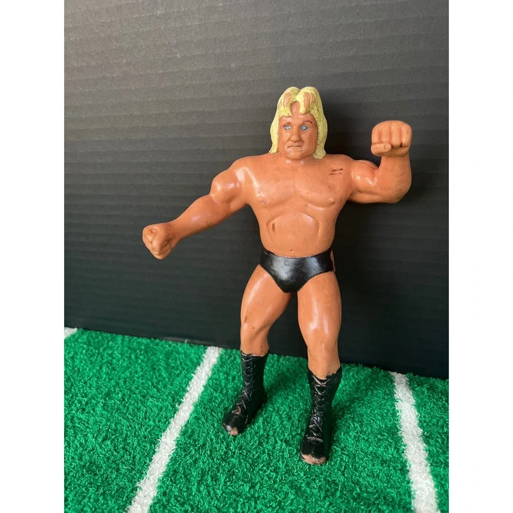 Vintage 1985 LJN WWF Rick Flair Wrestling Action Figure Rubber 8 inch Titan
